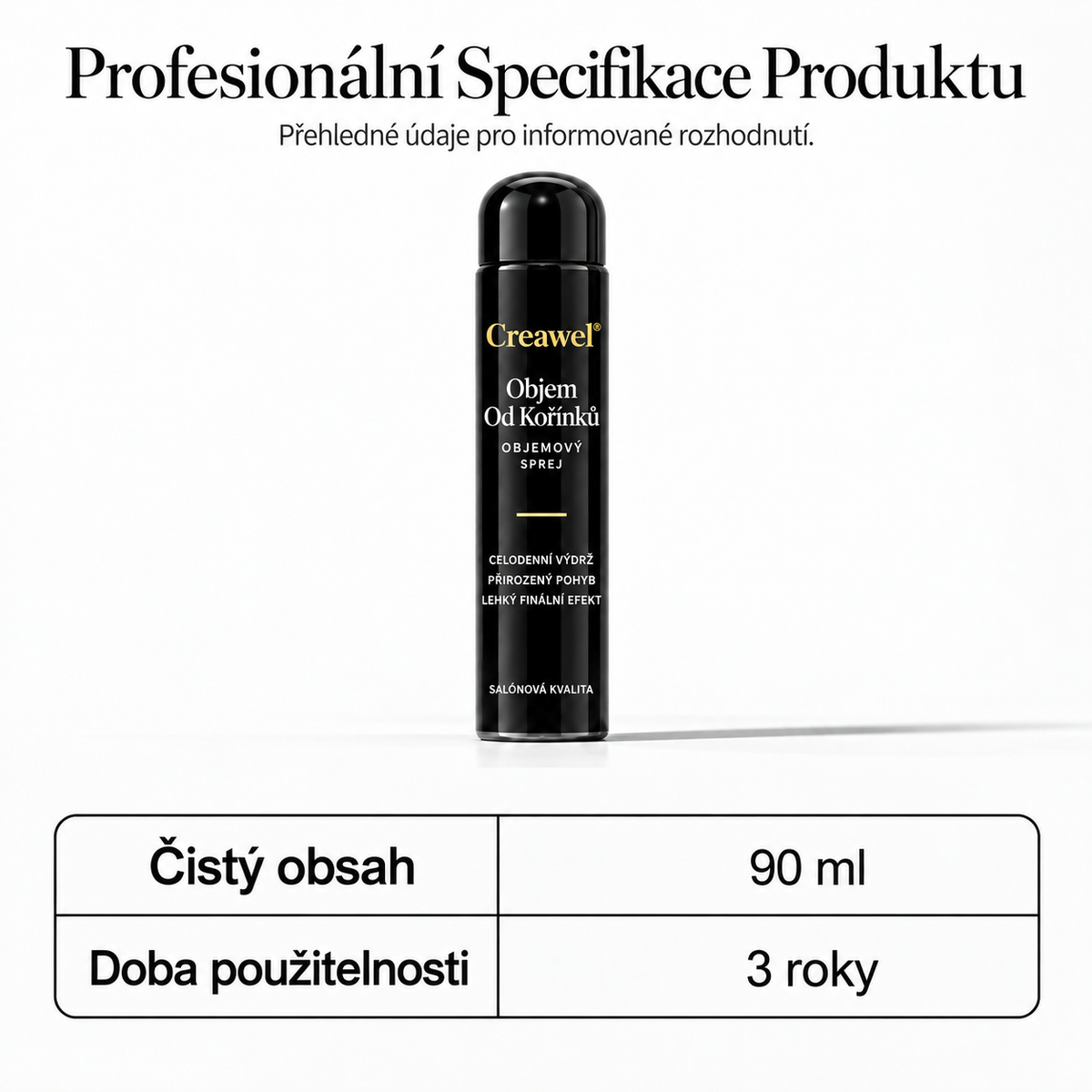 ⏳🔥 ČASOVĚ OMEZENÁ SLEVA 70 %! ⏰ Creawel®🎉 RootLift AirVolume Stylingový Sprej S Broskvovou Vůní – Okamžitý Objem Od Kořínků, Plnější Vzhled Vlasů A Pružná Fixace Po Celý Den
