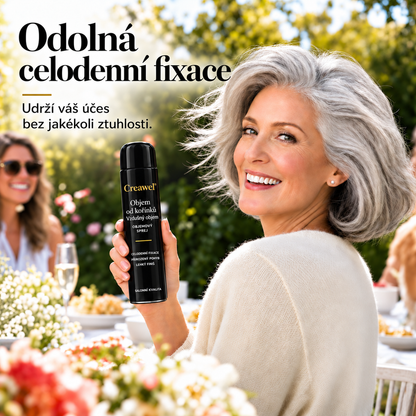 ⏳🔥 ČASOVĚ OMEZENÁ SLEVA 70 %! ⏰ Creawel®🎉 RootLift AirVolume Stylingový Sprej S Broskvovou Vůní – Okamžitý Objem Od Kořínků, Plnější Vzhled Vlasů A Pružná Fixace Po Celý Den