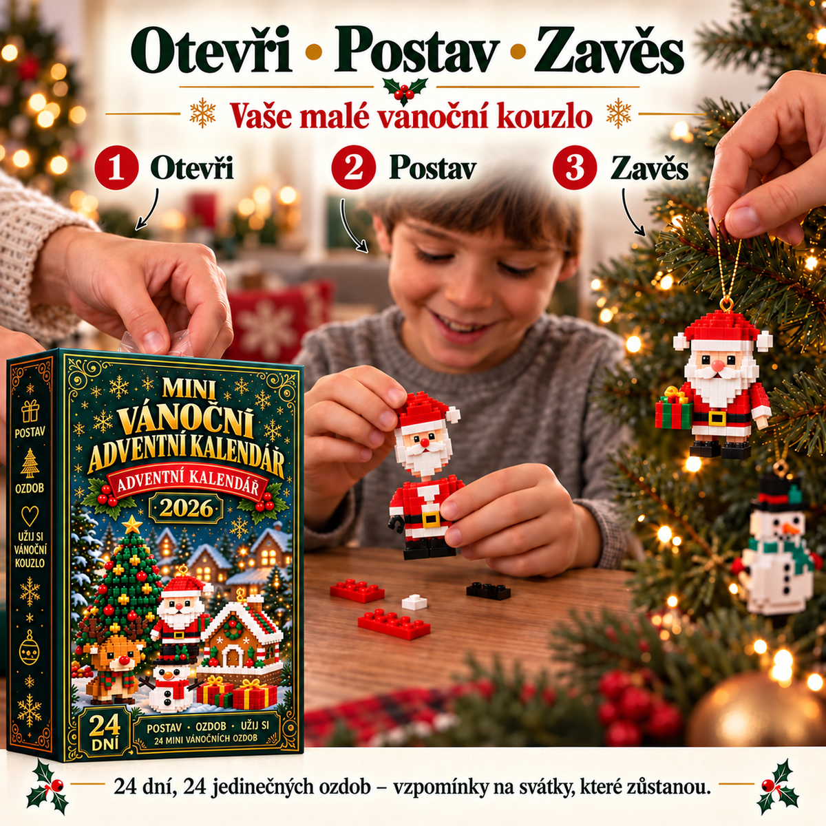 BILLHOL® 💍Adventní kalendář – 24 kouzelných vánočních překvapení | Limitovaná edice 2026