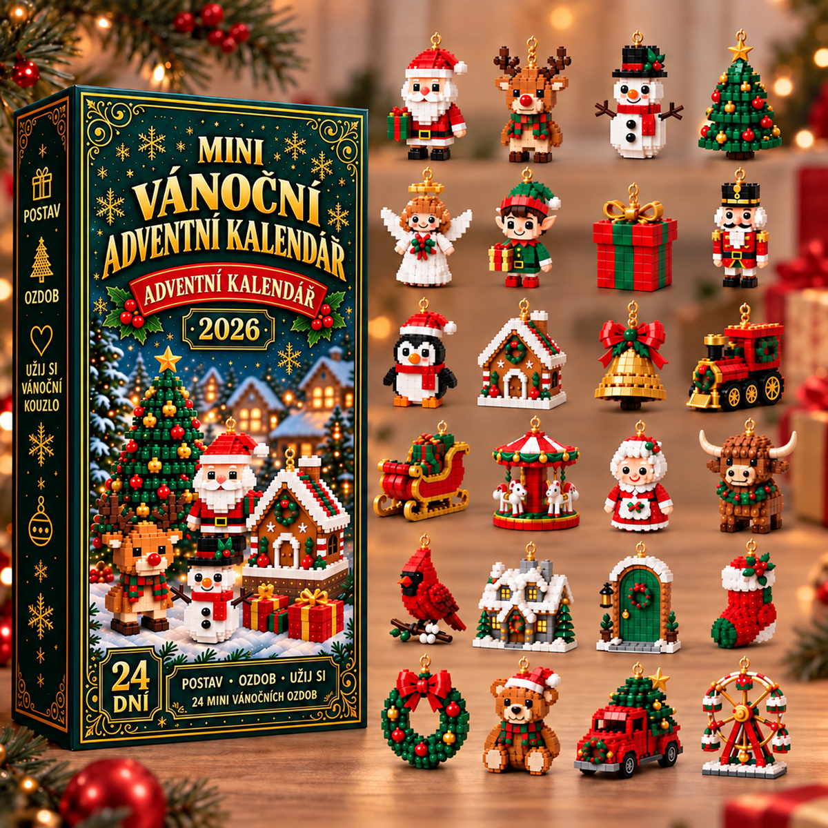 BILLHOL® 💍Adventní kalendář – 24 kouzelných vánočních překvapení | Limitovaná edice 2026
