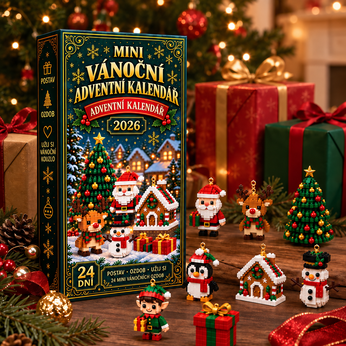 BILLHOL® 💍Adventní kalendář – 24 kouzelných vánočních překvapení | Limitovaná edice 2026