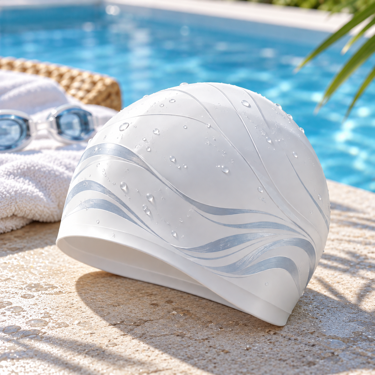 Premium Silicone Swim Cap